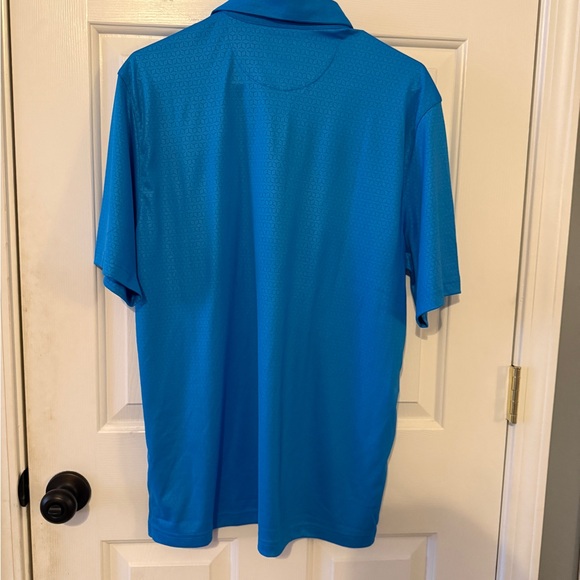 Greg Norman Collection Vibrant Blue Polo Shirt - Picture 3 of 3
